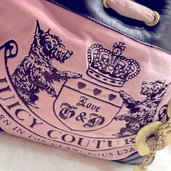 Juicy Couture Pink Velour Daydreamer Bag NWT Excellent Condition - Picture 3 of 17